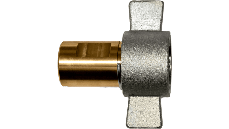 C501-16 1" C500 Series Wing Nut Coupler With Female Pipe NPTF