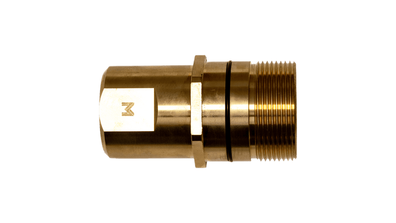 C505-16 1" C500 Series Wing Nut Nipple With Female Pipe NPTF