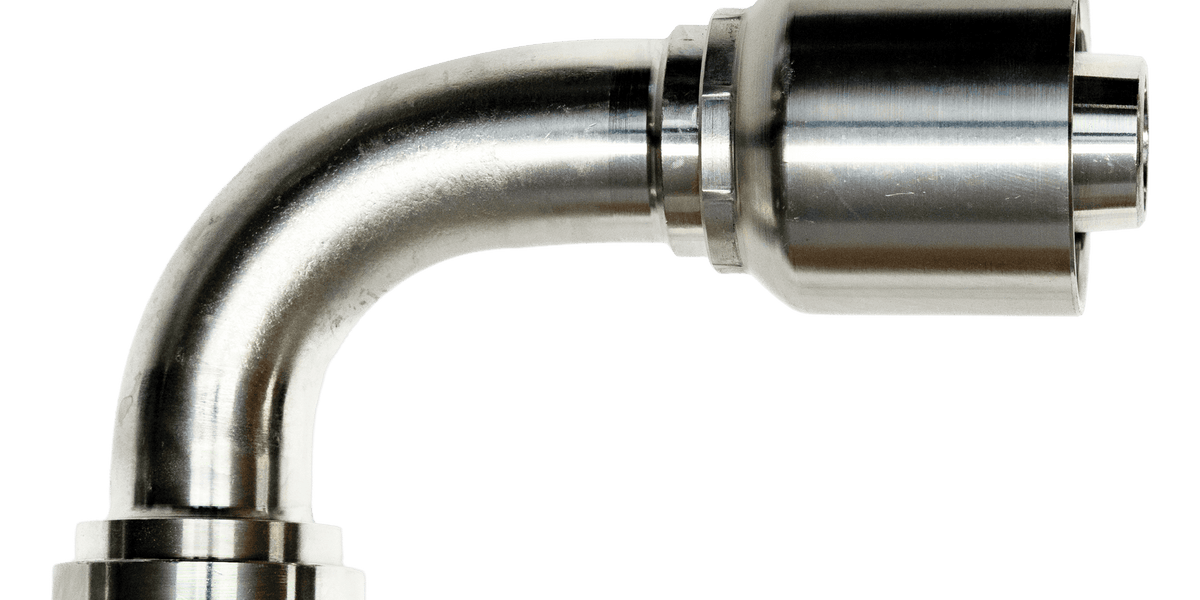 GM Series 16NGM SAE Code 62 Flange Head 90° ElbowMasterhose
