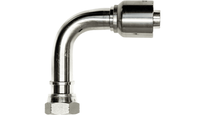 GM Series 1J1GM Female Swivel ORFS Flat Face 90° Elbow Long Drop