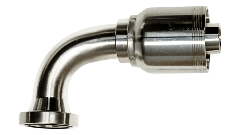MH Series 16NMH SAE Code 61 Flange Head 90° Elbow
