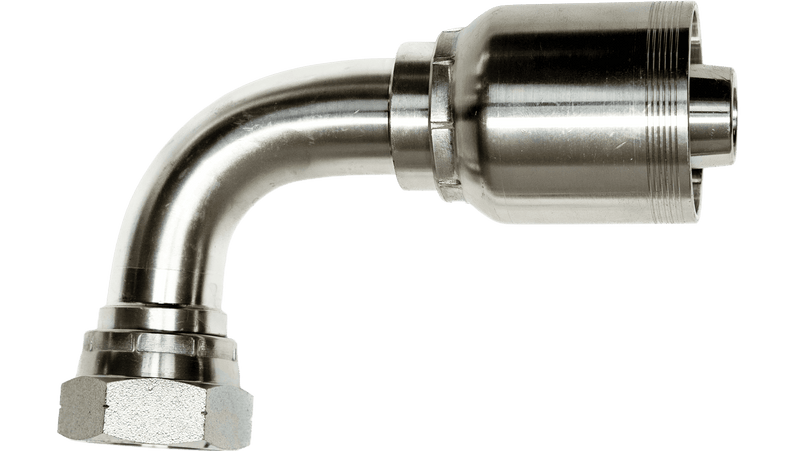 MH Series 1B2MH Female BSP Parallel Pipe Swivel 90° Elbow 60° Cone