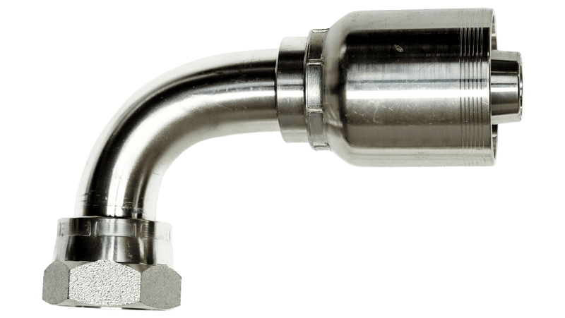 MH Series 1J9MH Female Swivel ORFS Flat Face 90° Elbow